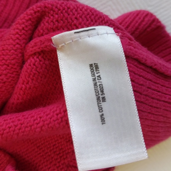 old navy winter bunny cotton knit crewneck sweater 12-18 months baby girl - Picture 4 of 7